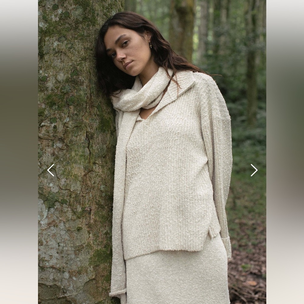 Indigo Luna Winterfall Cloud Cream Sweater - Picture 9 of 9